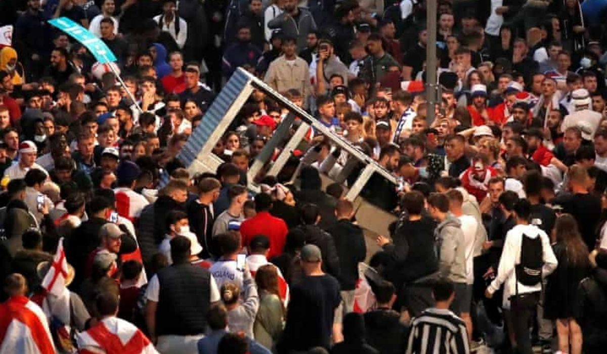 Euros 2020: Men sought over Wembley final disorder